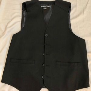 Black Suit Vest